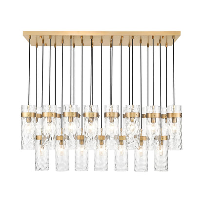 Fontaine 23 Light 21" Wide Linear Chandelier