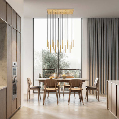 Forest 18" Wide Linear Chandelier