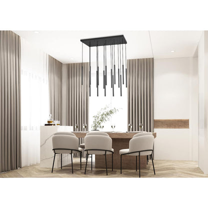 Forest 18" Wide Linear Chandelier