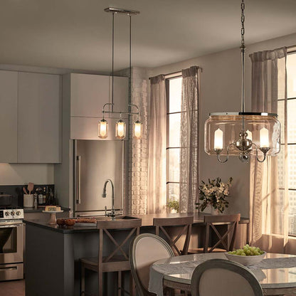 Artifacts 22" Wide 3 Light Chandelier